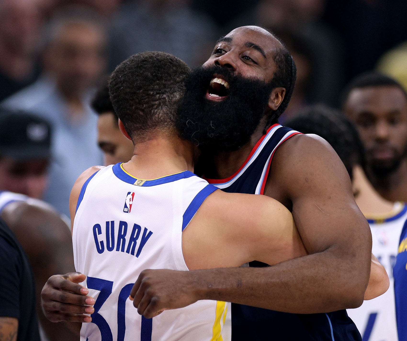  諸神黃昏！庫(kù)里哈登先后50+ NBA歷史首次兩名35歲以上球員轟50+！